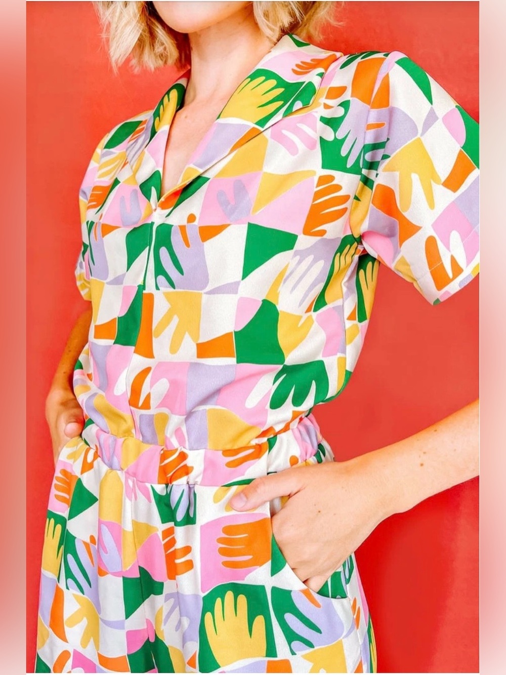 Dazey LA Prismatic Hands Jumpsuit - Picture 7 of 8